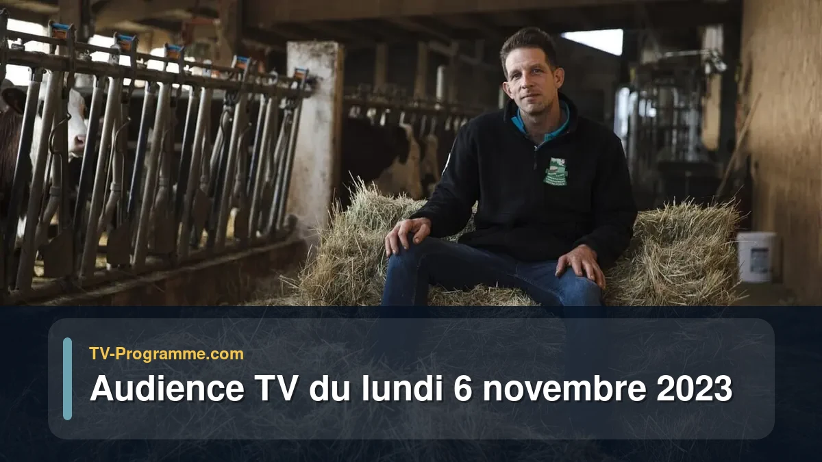 Audiences TV et audimat en prime time du Lundi 6 novembre 2023