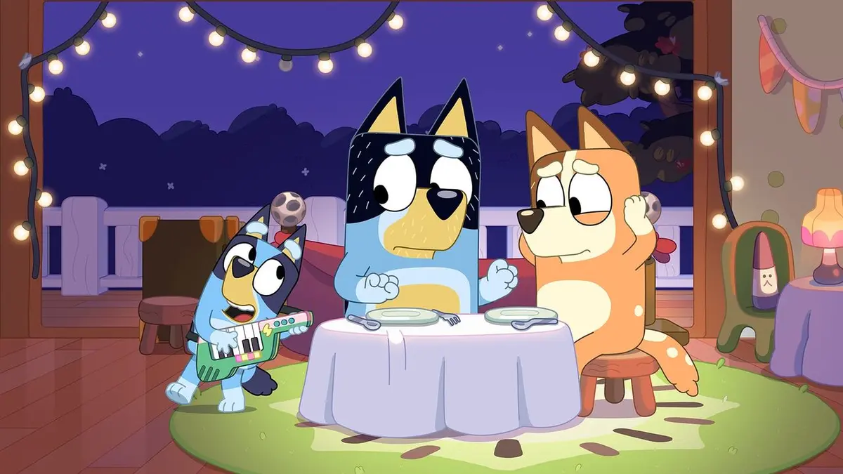 Bluey S02E17 Le restaurant de luxe