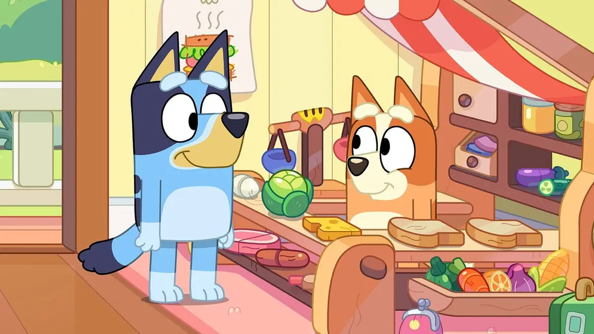 Bluey S02E42 Le soir des poubelles