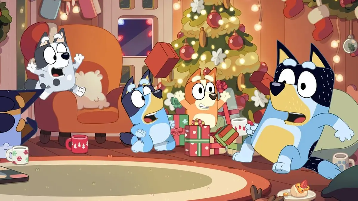 Bluey S01E52 Le Père Noël de la véranda