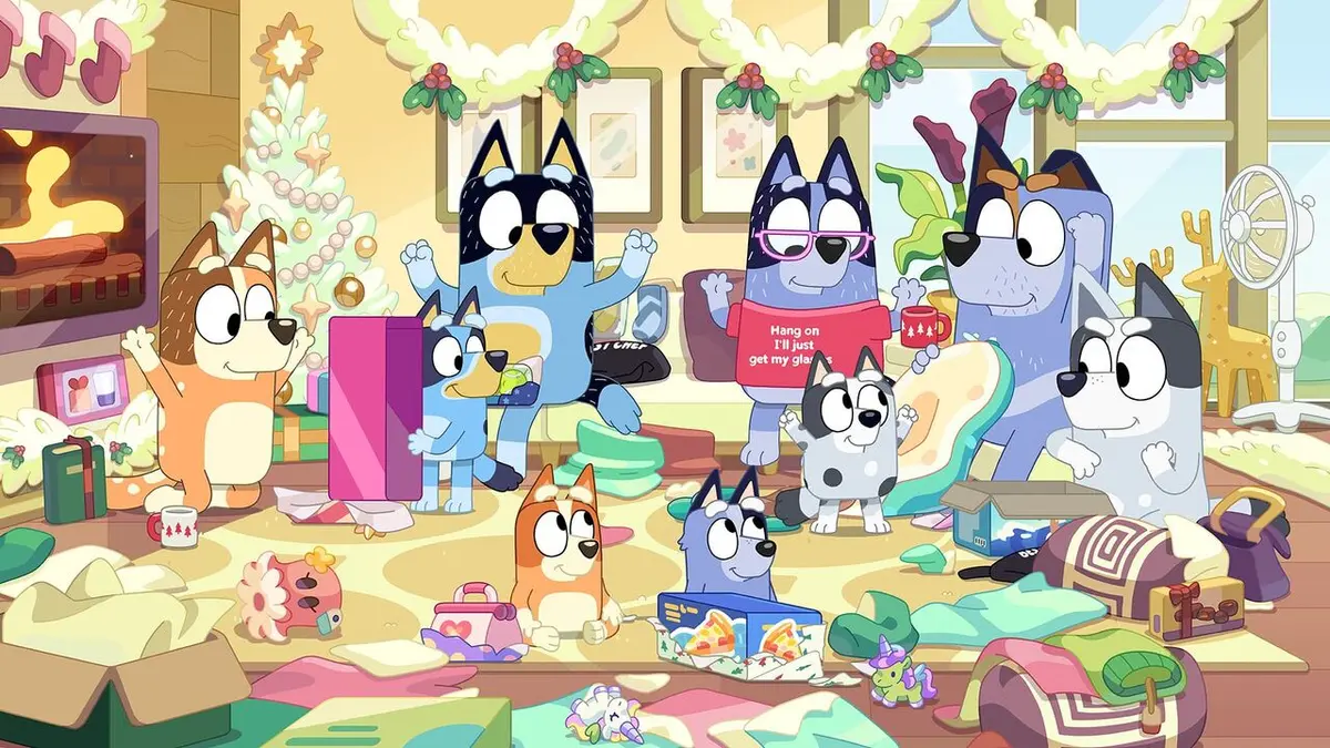 Bluey S02E51 Le grand bain de Noël