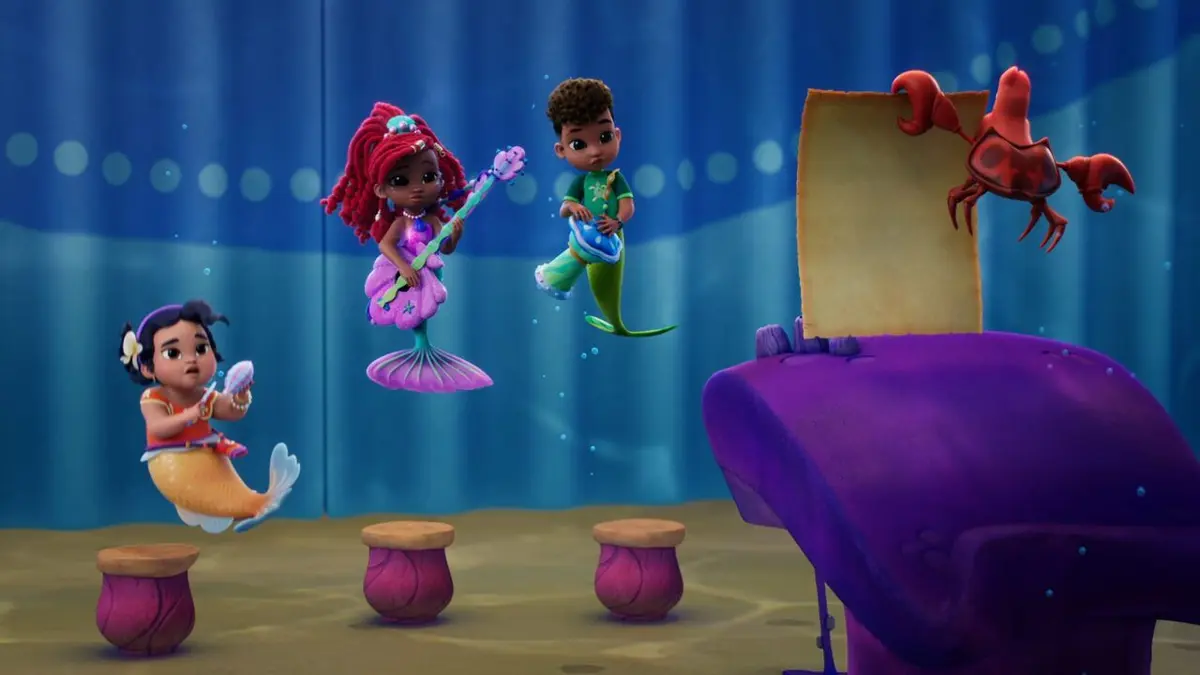 Disney Junior Ariel : Histoires de Sirènes S01E13 La Sirenusca / Sébastian, le prof suppléant