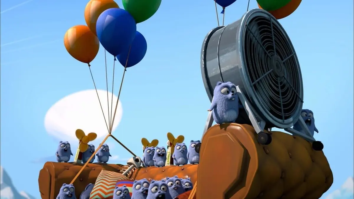 Grizzy et les lemmings S01E35 Lemming airlines