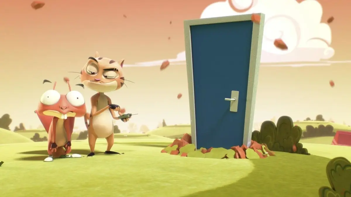 Kaeloo S03E14 Et si on jouait avec la porte