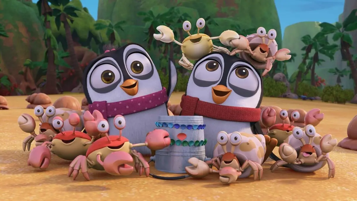 Les aventures du petit pingouin S01E40 La plage interdite