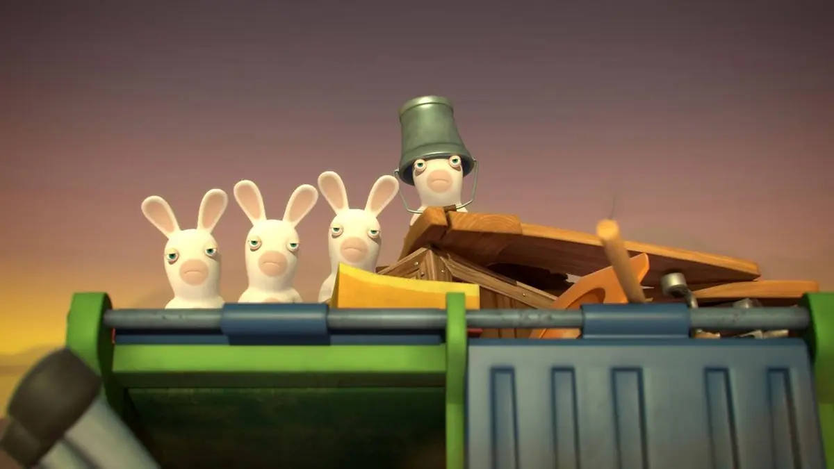 Les Lapins crétins : l'invasion S01E27 Lapins volants
