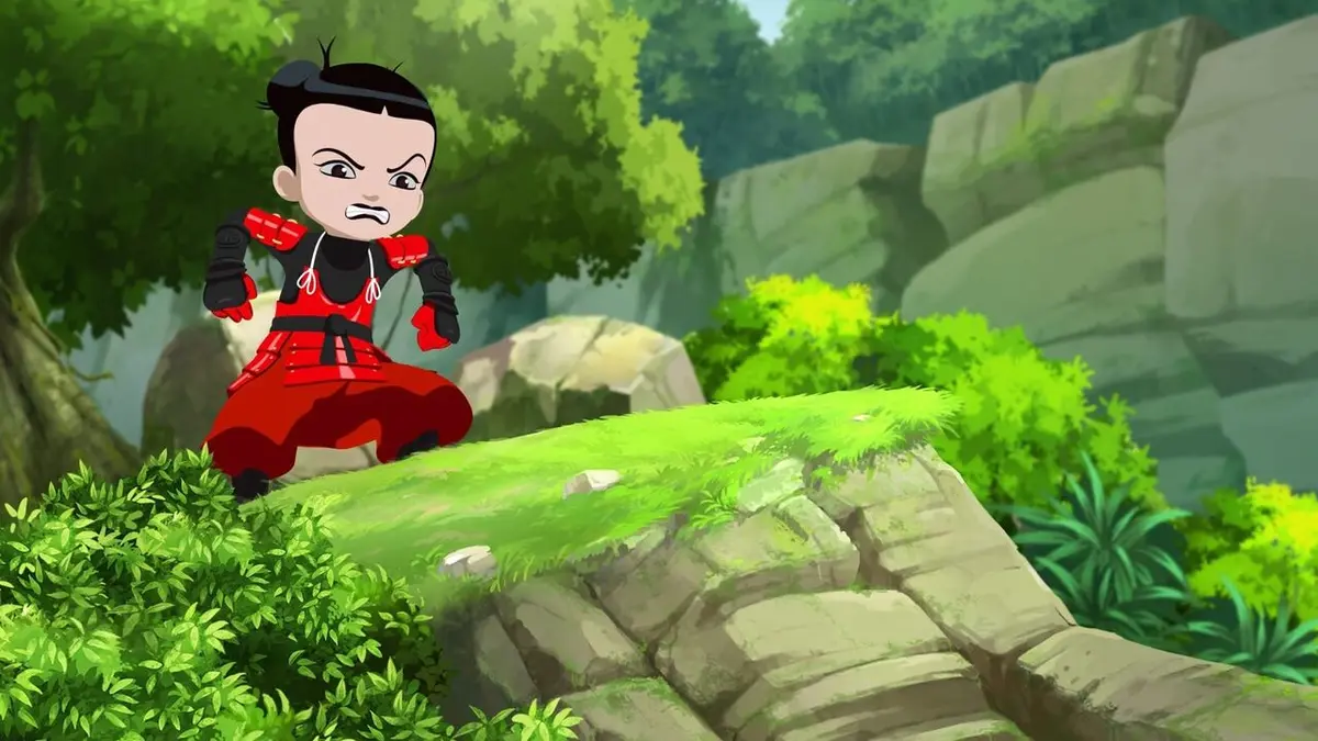 Mini ninjas S01E52 Le giga samouraï : le dragon