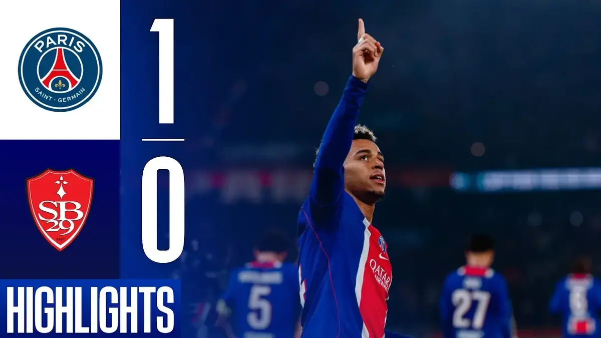 PSG - Brest : résumé vidéo du match de Ligue 1 (10 mai 2026)