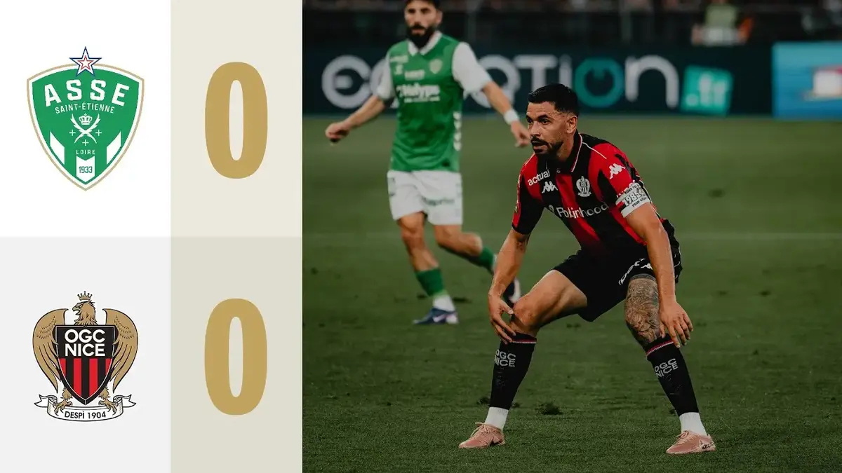 Saint-Etienne - Nice : résumé vidéo du match de barrage aller L1 / L2 (26 mai 2026)