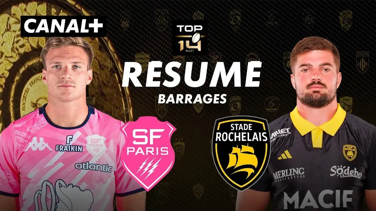 Stade Français - La Rochelle : résumé vidéo du match de barrage de Top 14