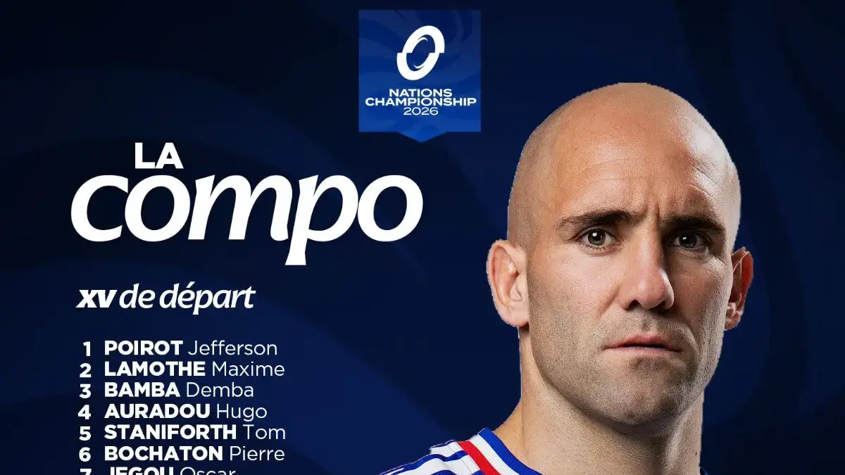 XV de France : Lucu capitaine, la compo face aux All Blacks dévoilée