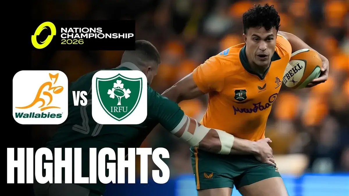 Australie - Irlande : résumé vidéo du match (Nations Champions Rugby 2026)