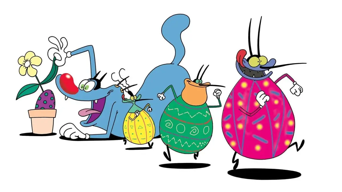 Oggy et les cafards S06E17 La vie à l'envers