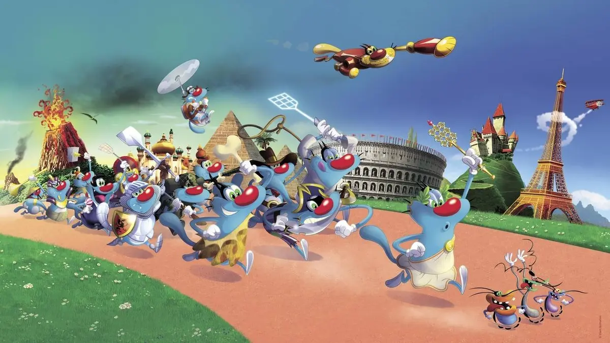 Oggy et les cafards S04E73 Oggy se marie !