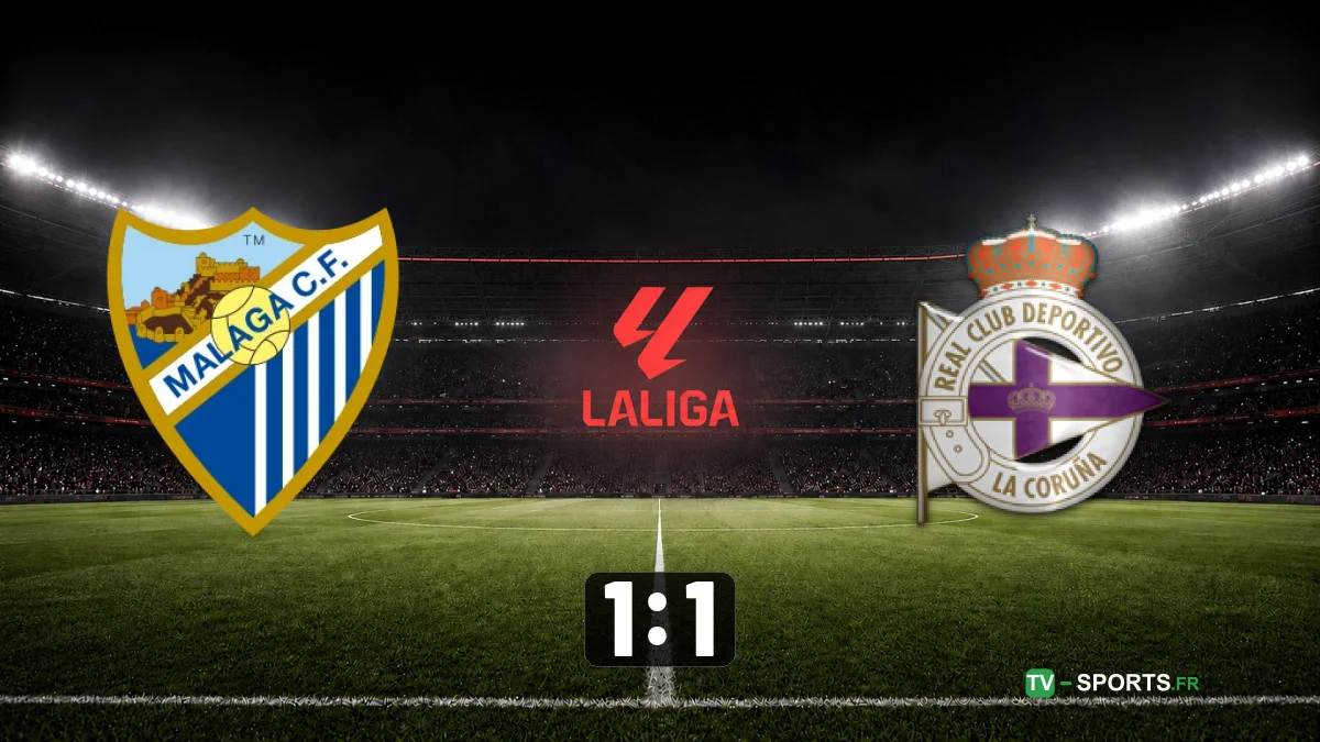 Malaga – Deportivo La Corogne (1 – 1)