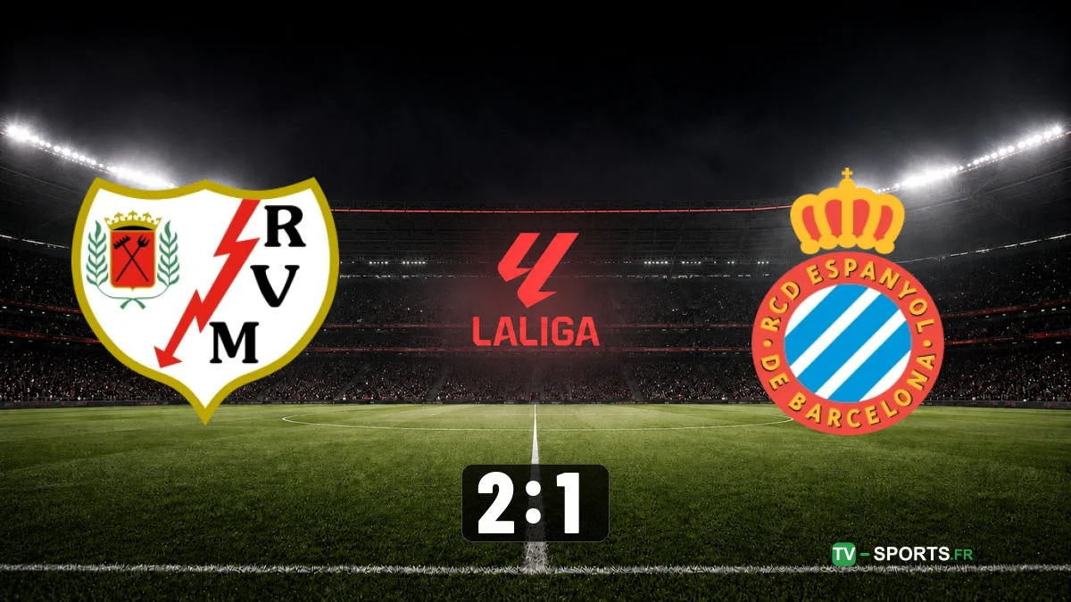 Rayo Vallecano – Espanyol Barcelone (2 – 1)
