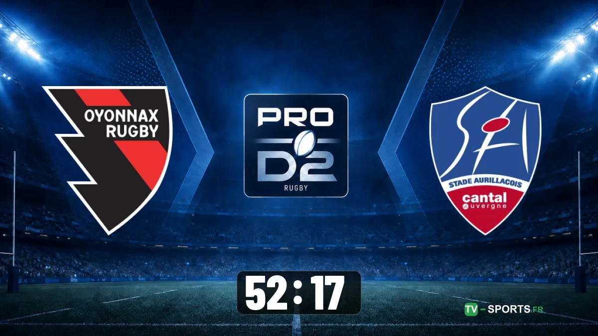 Oyonnax – Aurillac (52 – 17)